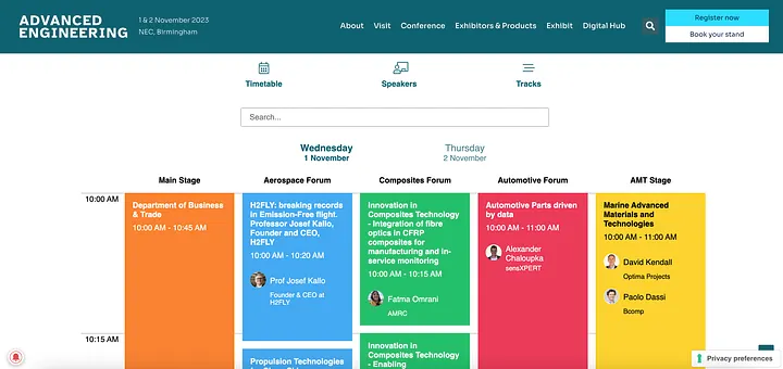 Easyfairs’ advanced engineering show image