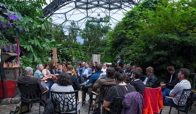 The Eden Project’s distinctive setting enables conversations with a unique quality to emerge. The Eden Project’s distinctive setting