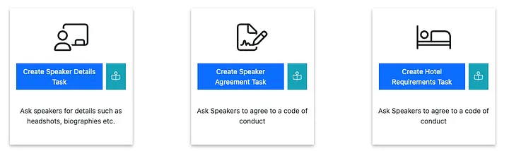 Speaker Task Templates Speaker Task Templates image